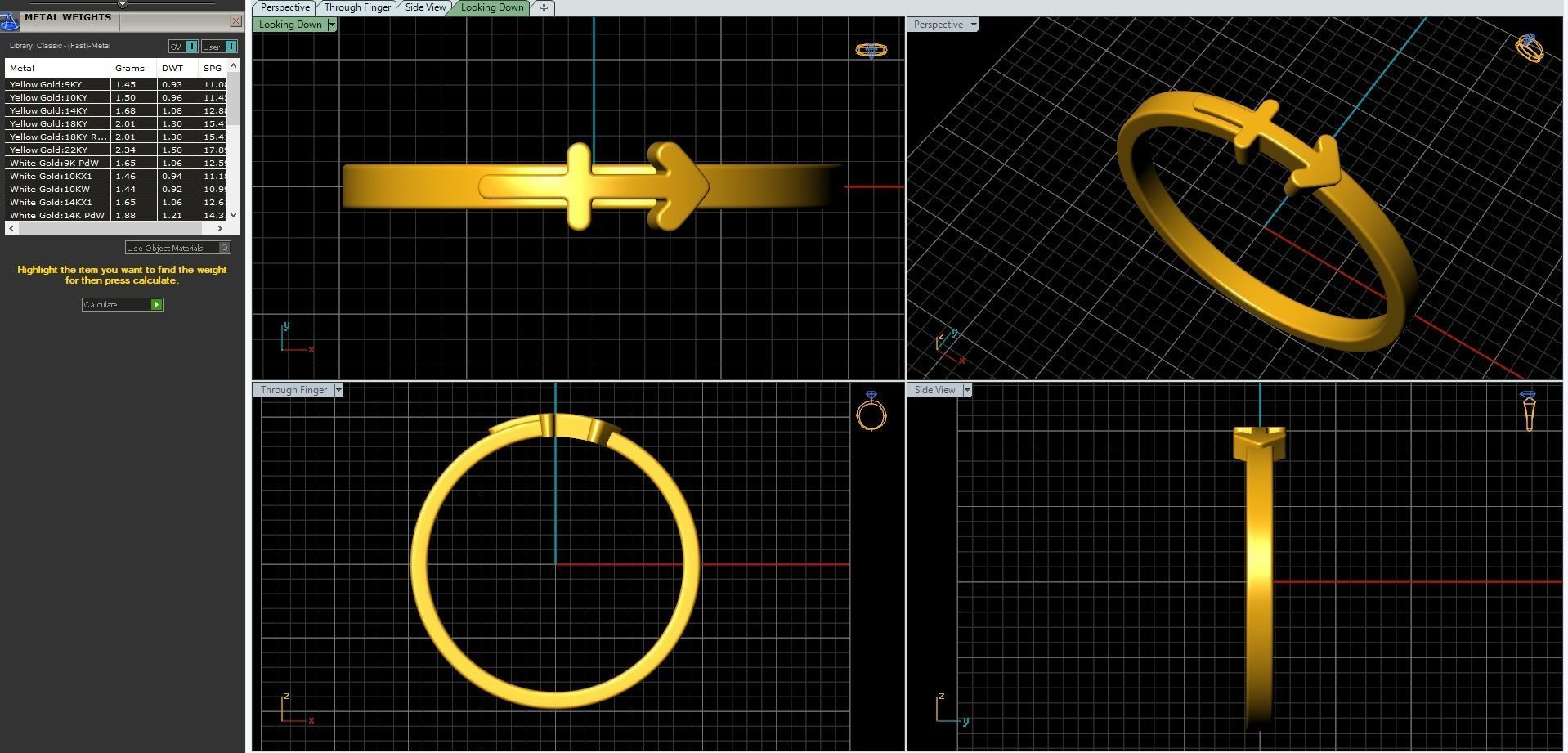 12 rings in the form of zodiac signs 3D print model_57