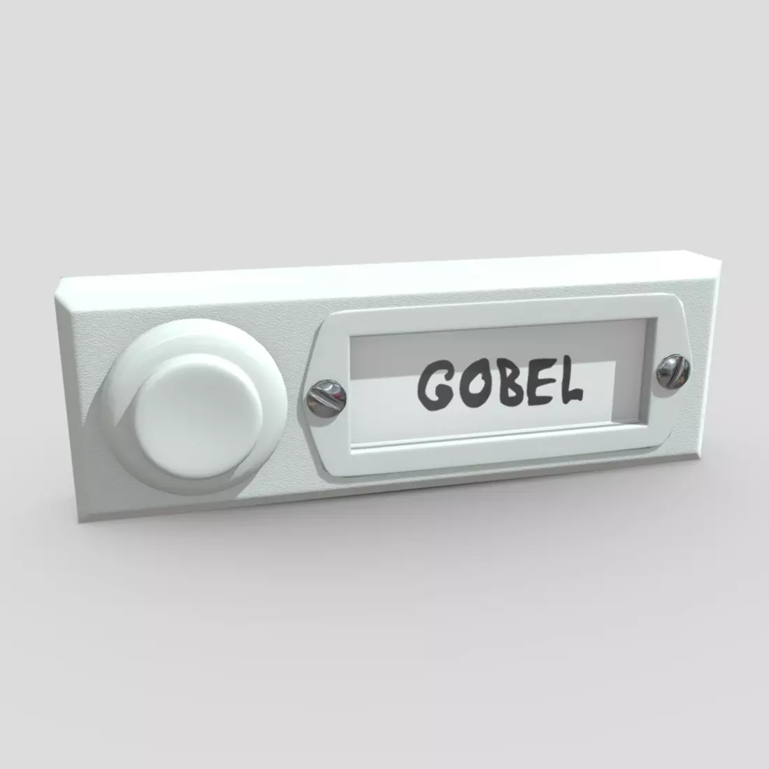 Bell Button Low-poly 3D model