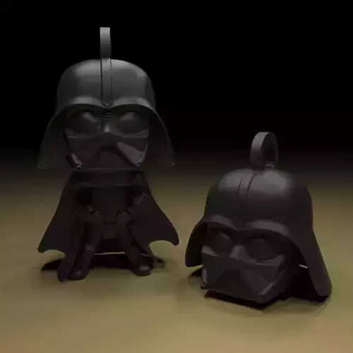 Darth Vader Keychain 3D print model