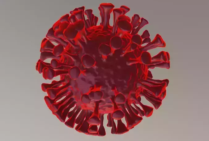 Covid-19 coronavirus 3D model