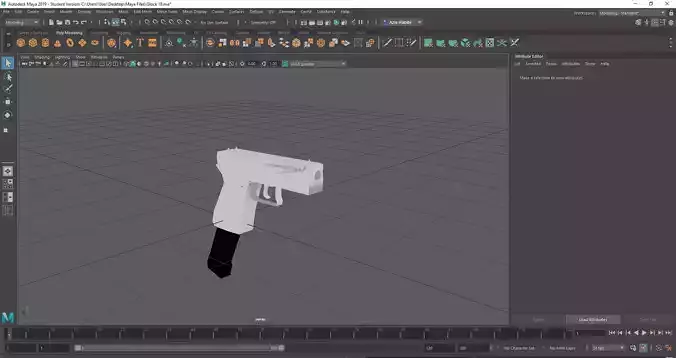 Pistol Glock-18 3D model