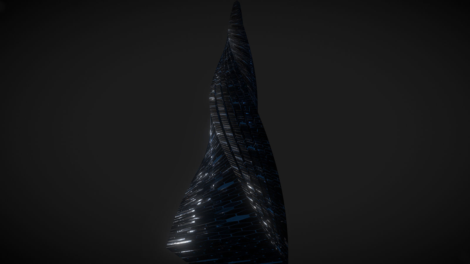 The Aliens Tower 3D model_2