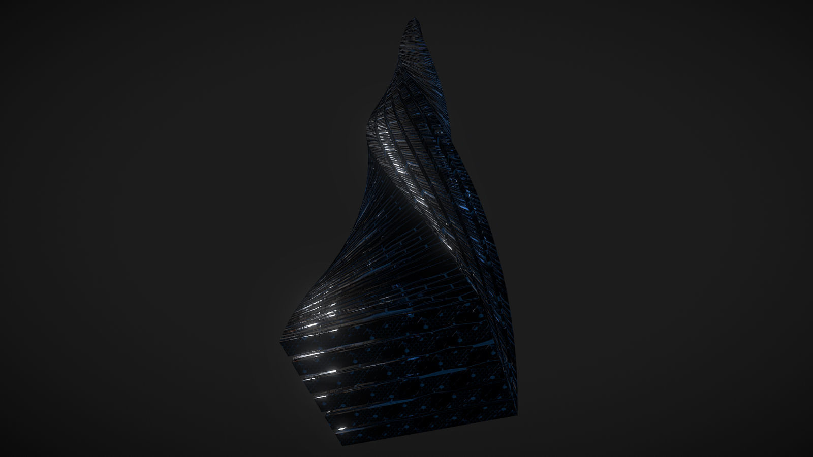The Aliens Tower 3D model_4
