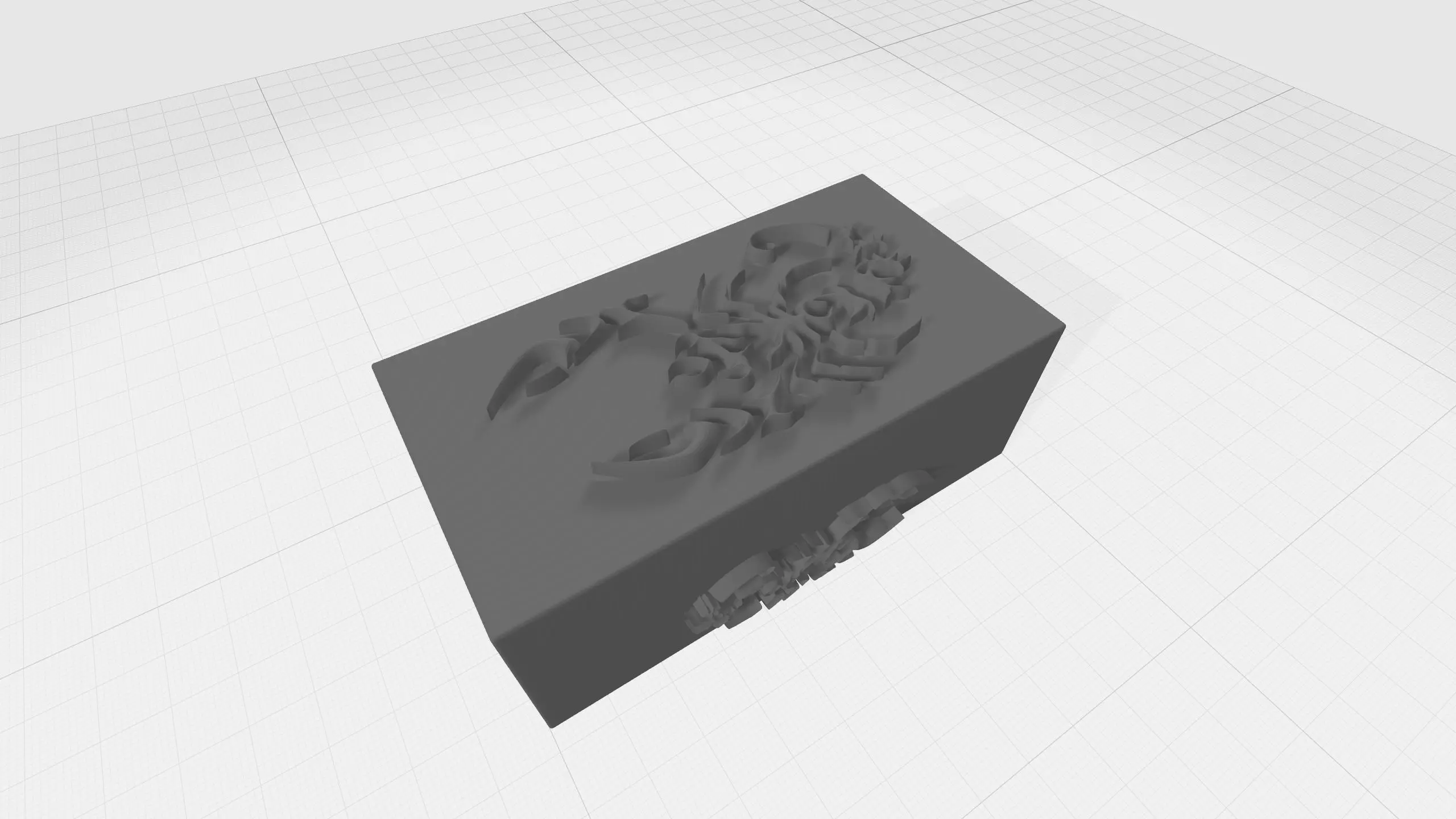 box with horoscope sign scarpion 3D print model_0