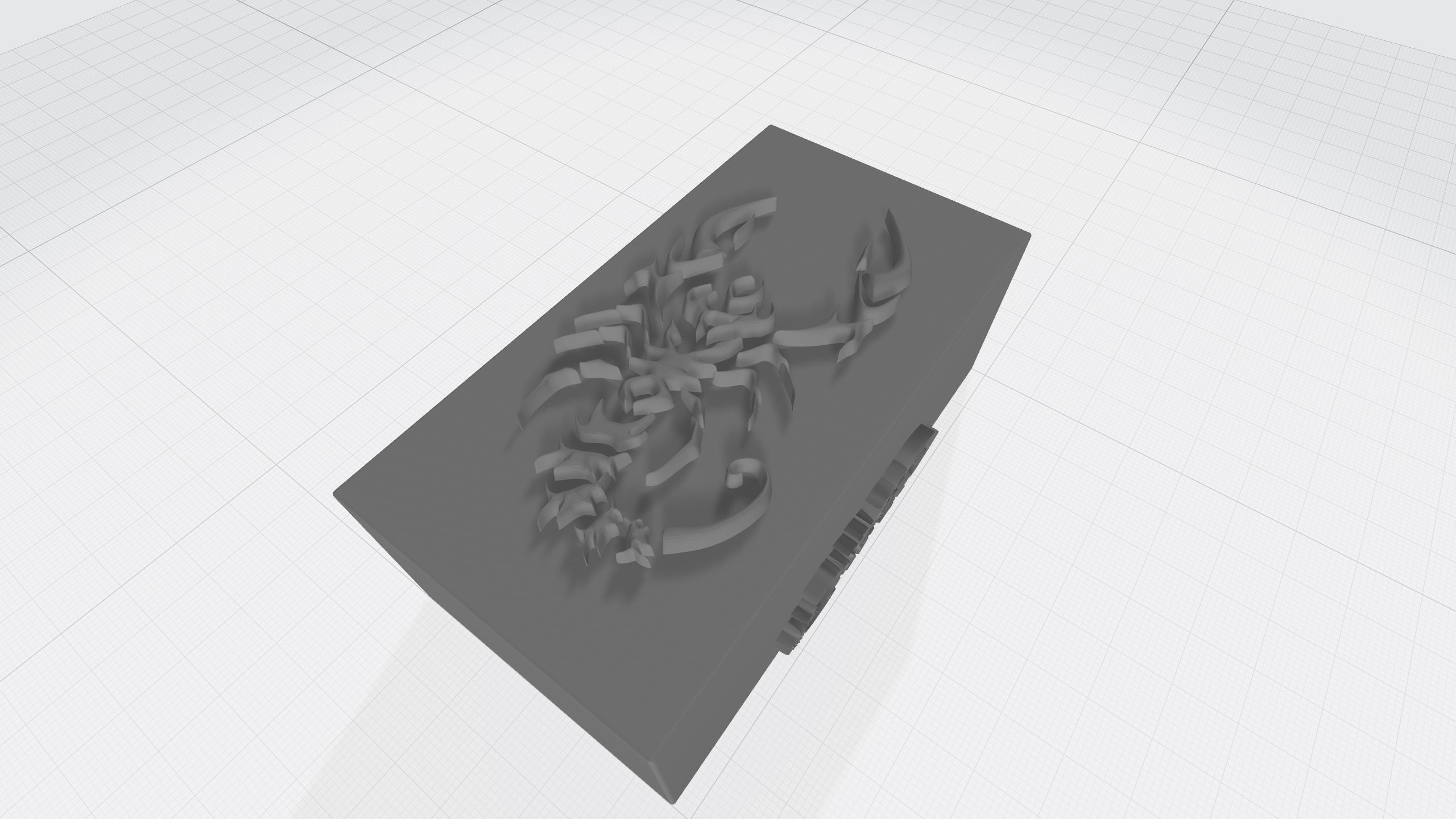 box with horoscope sign scarpion 3D print model_5
