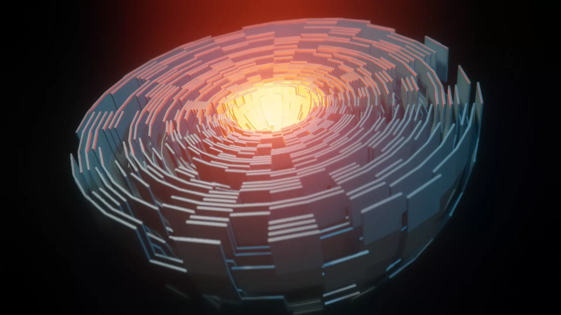 SciFi Galaxy 3D model_0