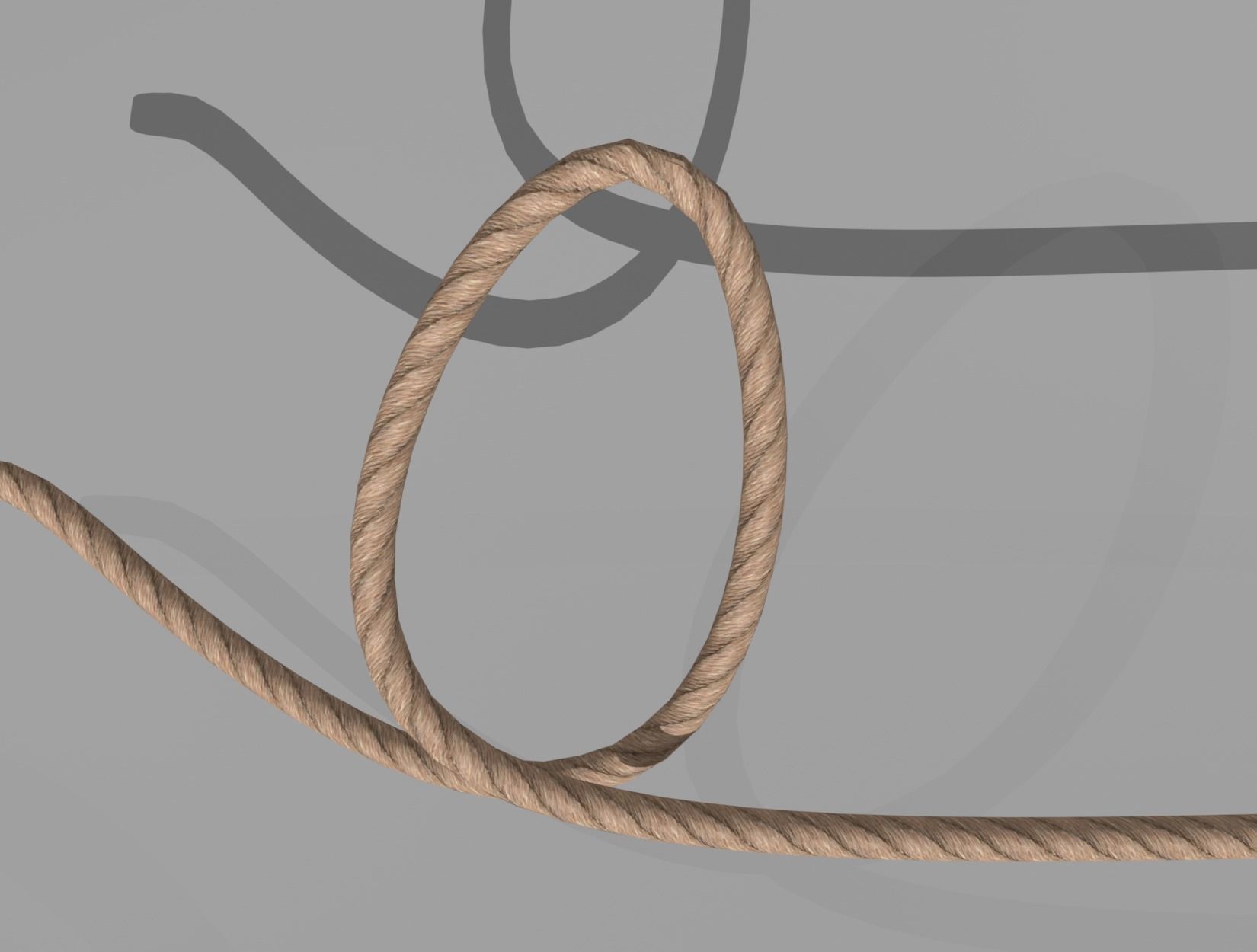 ROPE rigged Low-poly 3D model_8