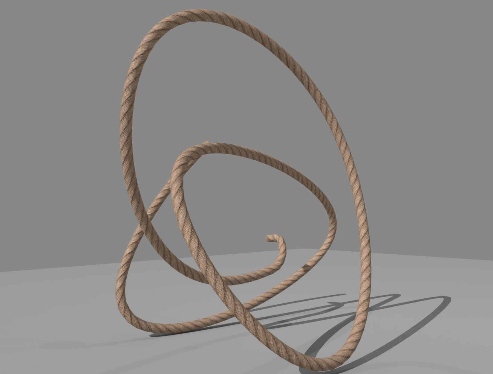 ROPE rigged Low-poly 3D model_5