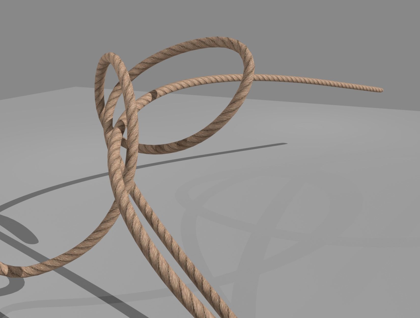 ROPE rigged Low-poly 3D model_6