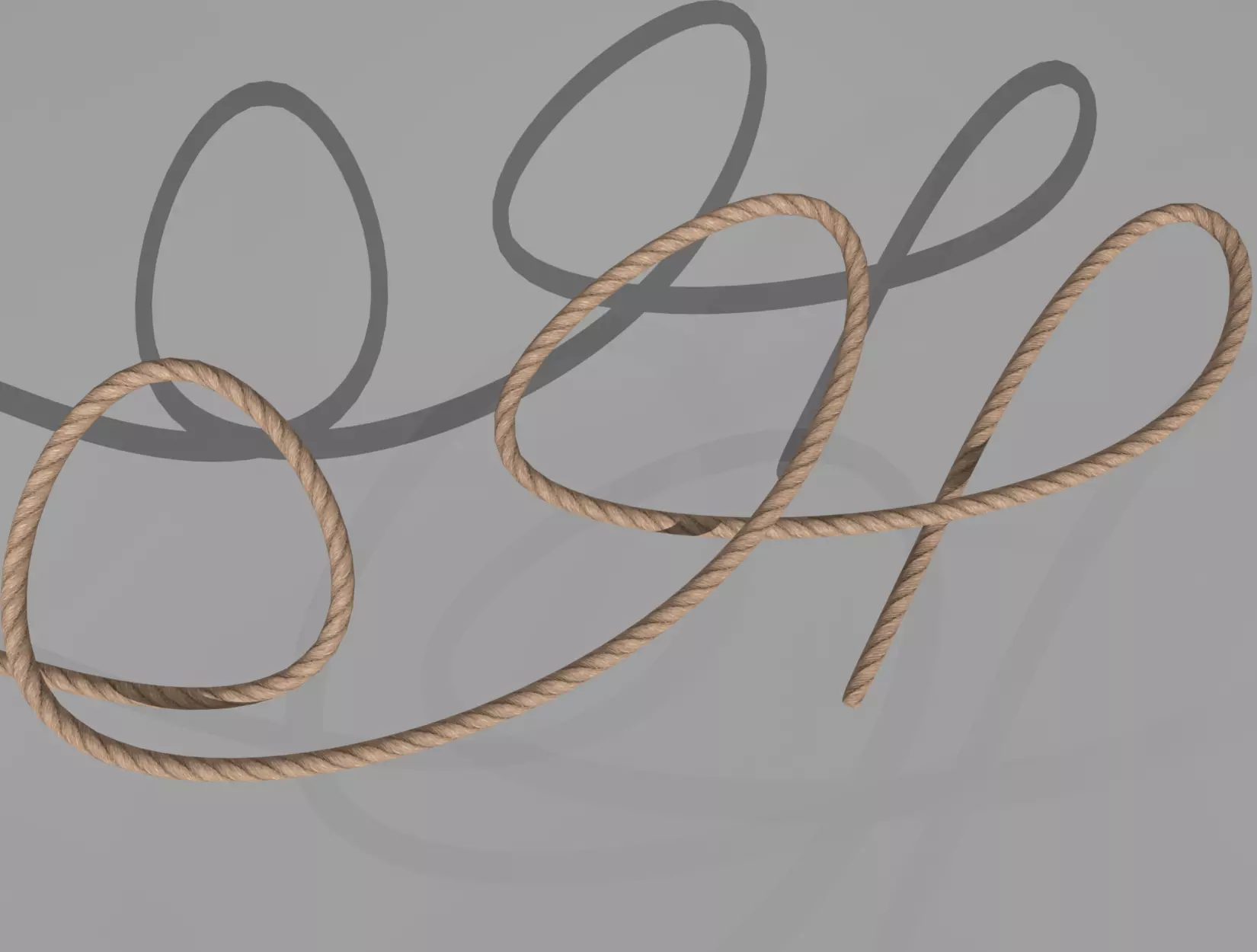 ROPE rigged Low-poly 3D model_0