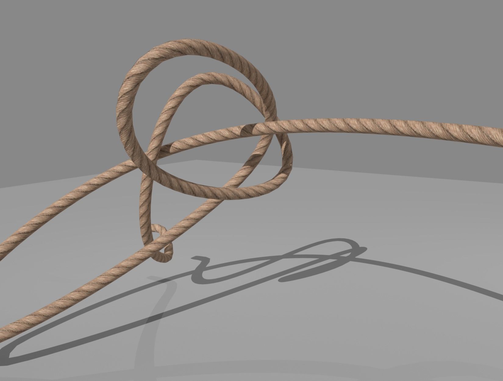 ROPE rigged Low-poly 3D model_4