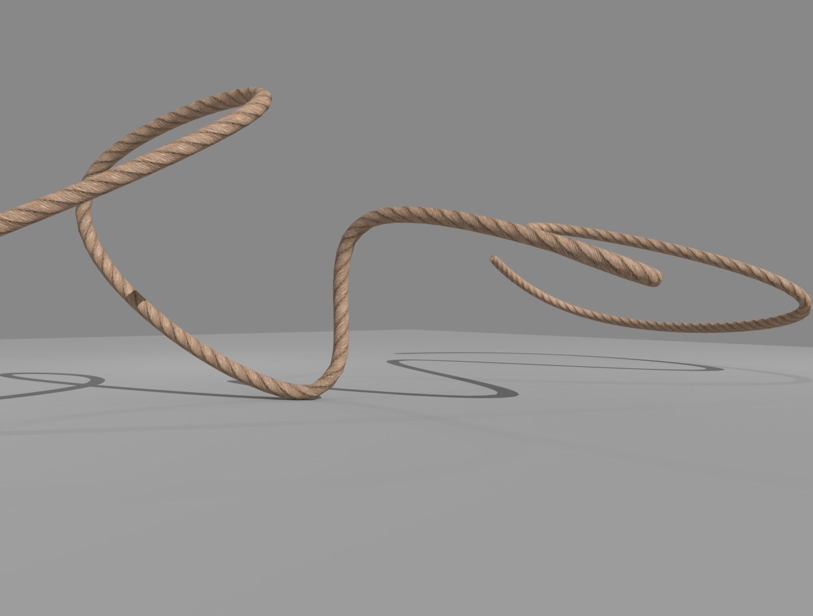 ROPE rigged Low-poly 3D model_2