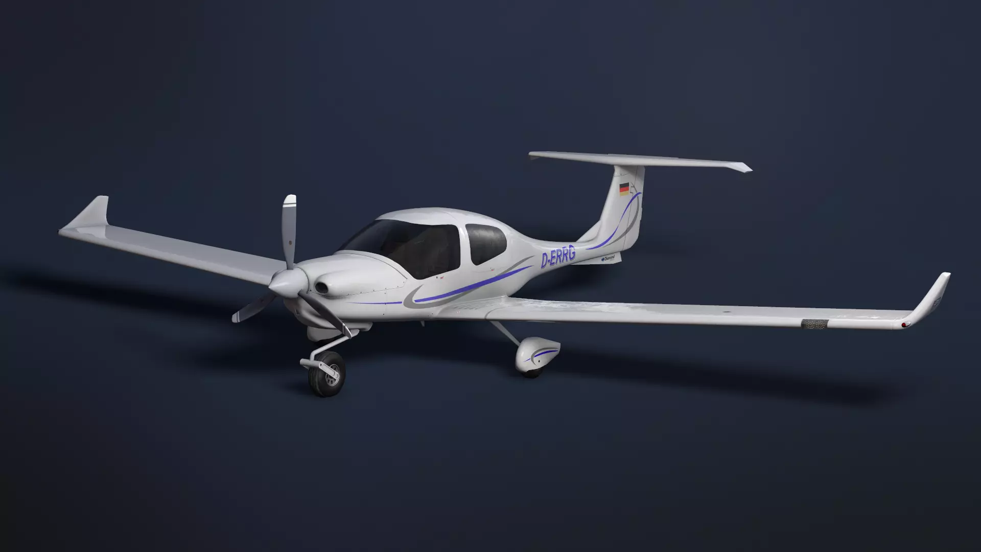 Diamond DA40 3D model_0