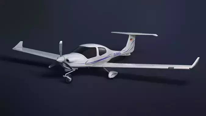 Diamond DA40 3D model
