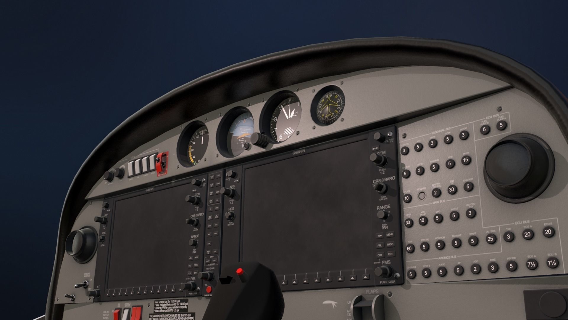 Diamond DA40 3D model_9