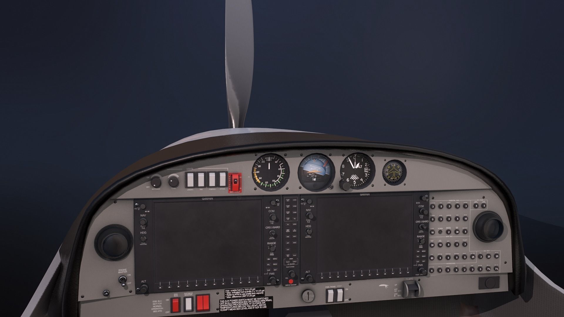 Diamond DA40 3D model_8