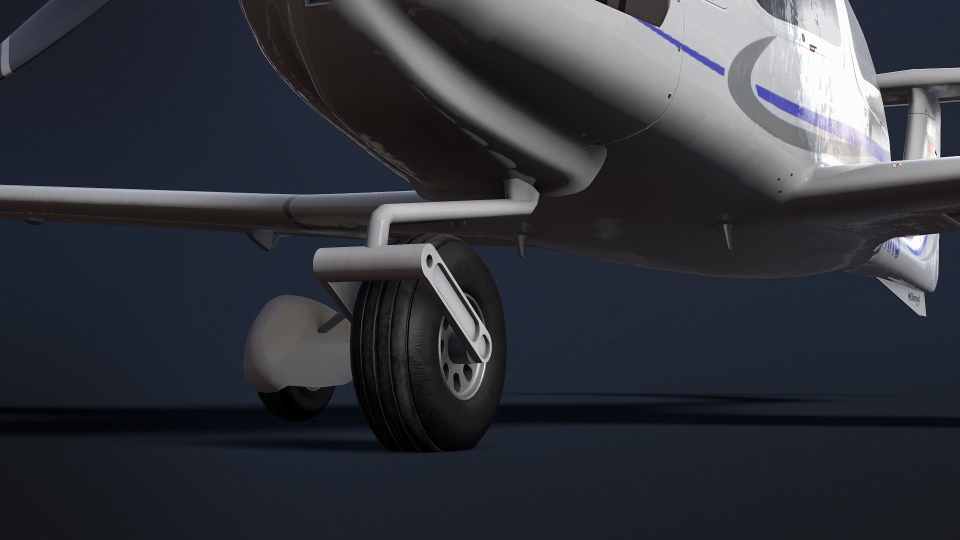 Diamond DA40 3D model_5