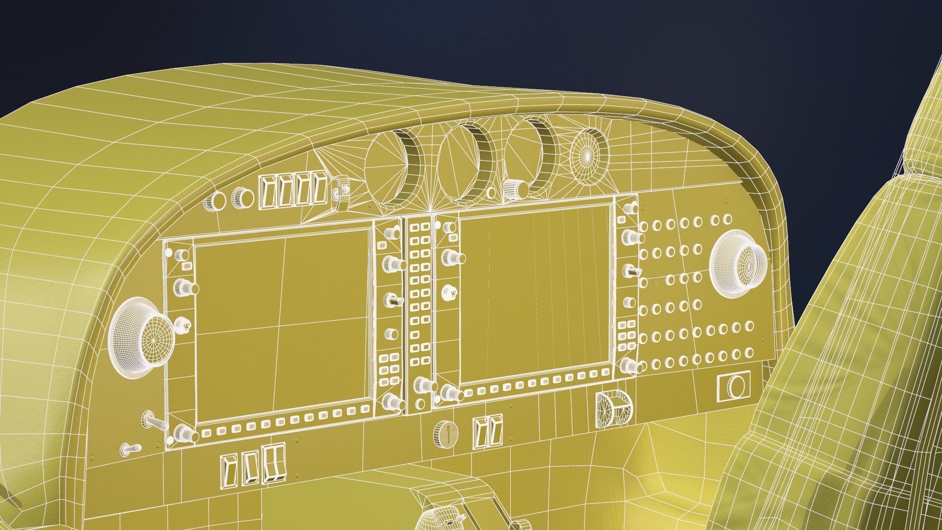 Diamond DA40 3D model_11