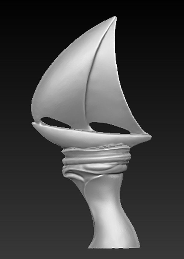 Sail Boat Decorative 3D Model 3D print model_1
