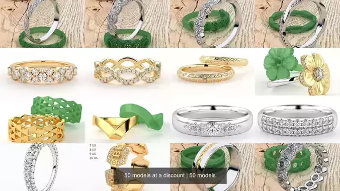 50 models at a discount 3D Model Collection