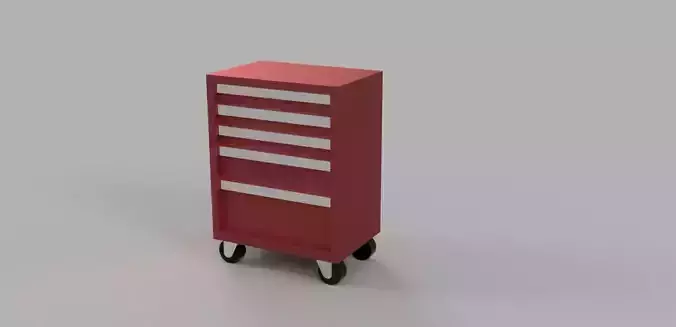 Tool Cabinet - Car Garage scale 1-43 - Diorama Garage - 3d print