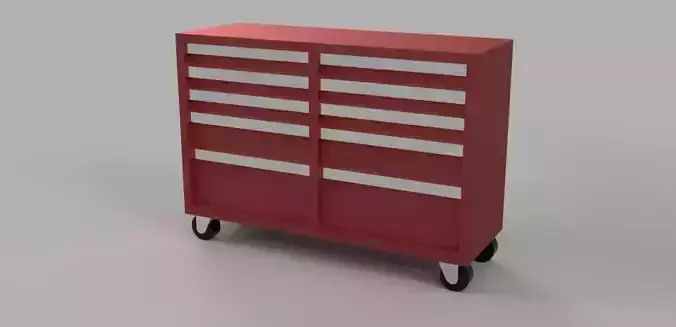 Tool Cabinet - Car Garage scale 1-43 - Diorama Garage - 3d print