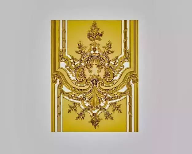 Decor ornament 3D model 02