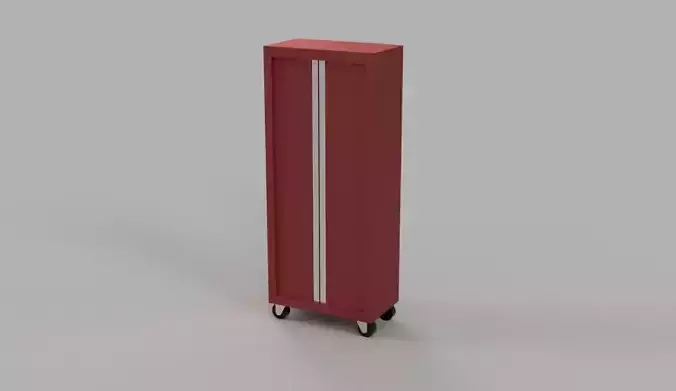 Tall Storage Cabinet  - Scale 1-43 - Diorama Garage - 3d print
