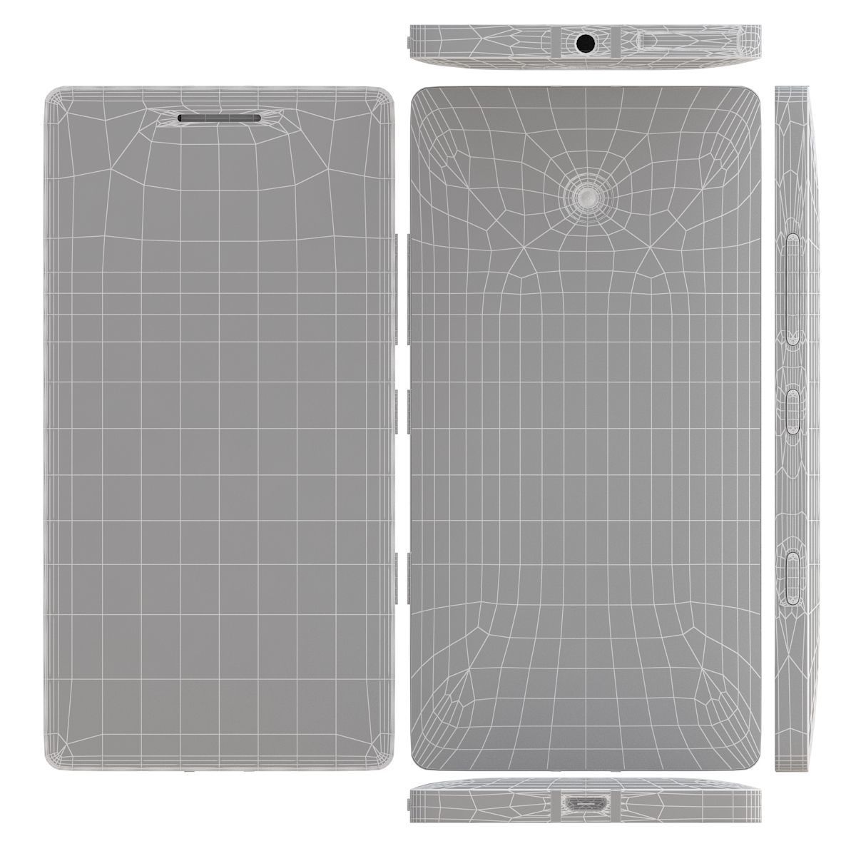 Nokia Lumia Icon black 3D model_7