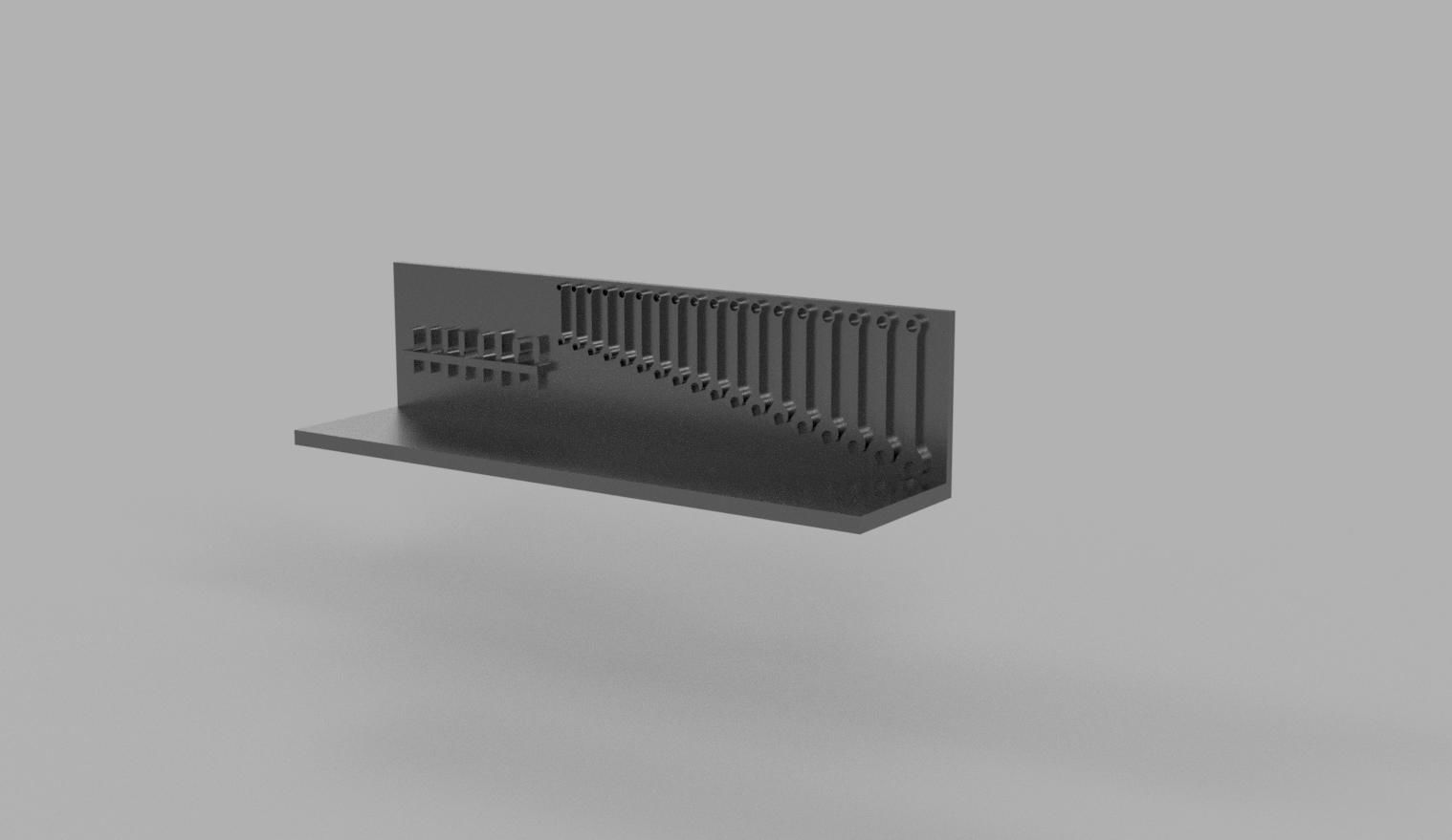 Workstation - Car Garage scale 1-43 - Diorama Garage - 3d print 3D print model_3