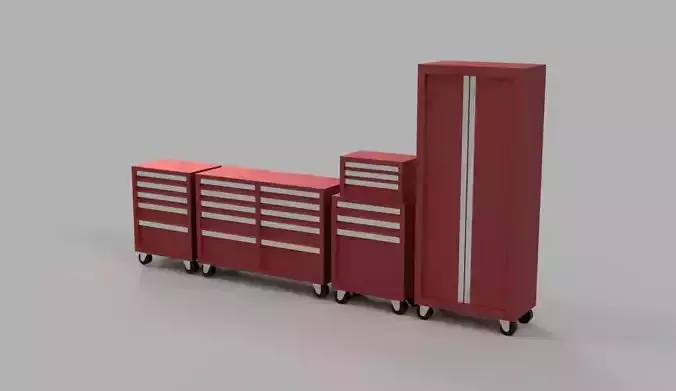 Pack Tool Storage Garage -  Scale 1-43 - Diorama - 3d print 3D print model