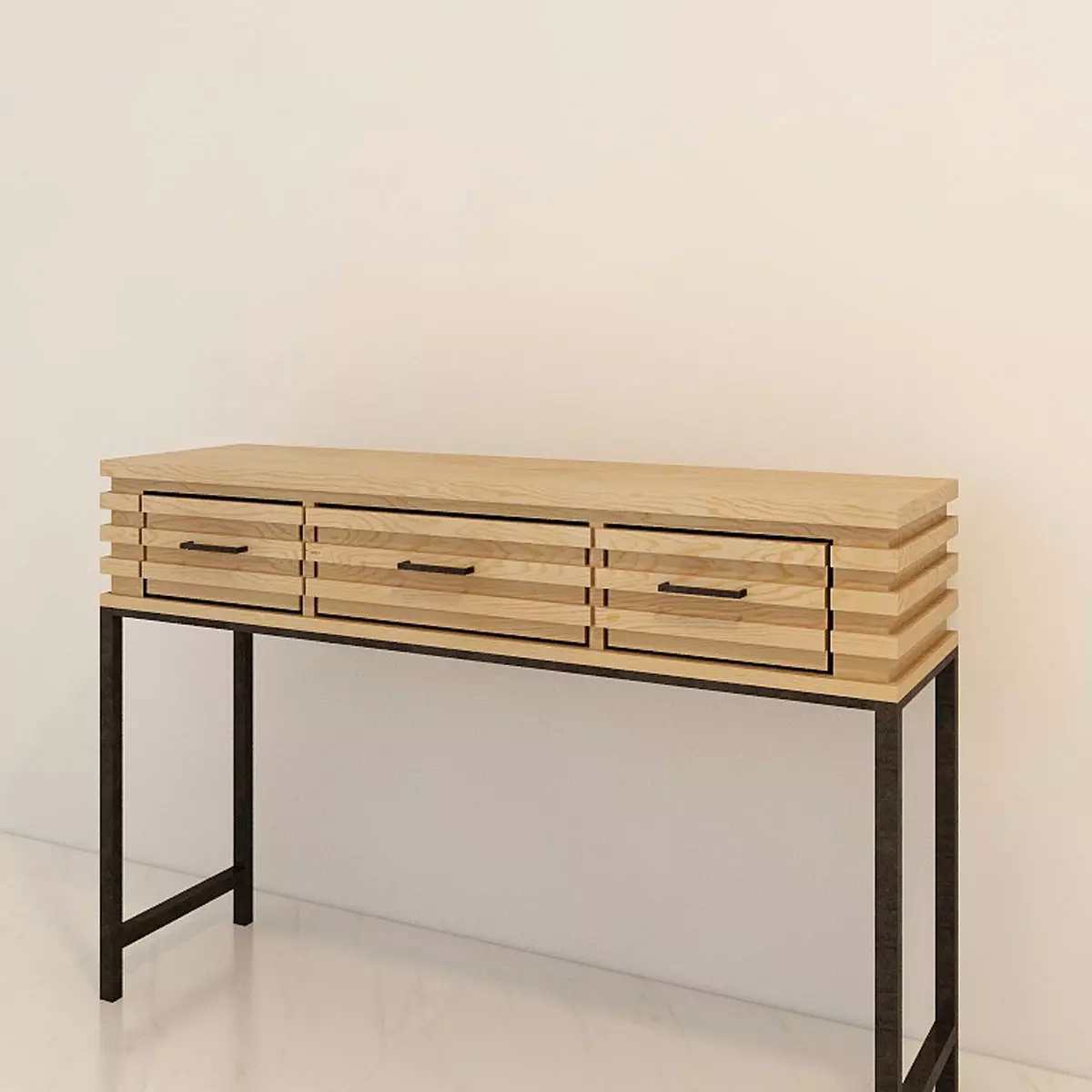 Logan Console - Jamie Young Company 3D model