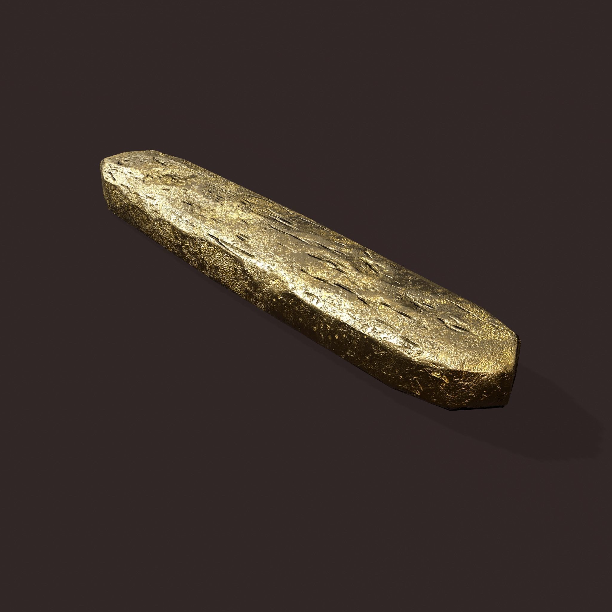Gold Ingots  3D Model Collection_27