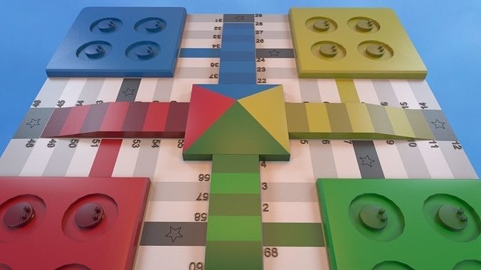 Parchis Board 3D model
