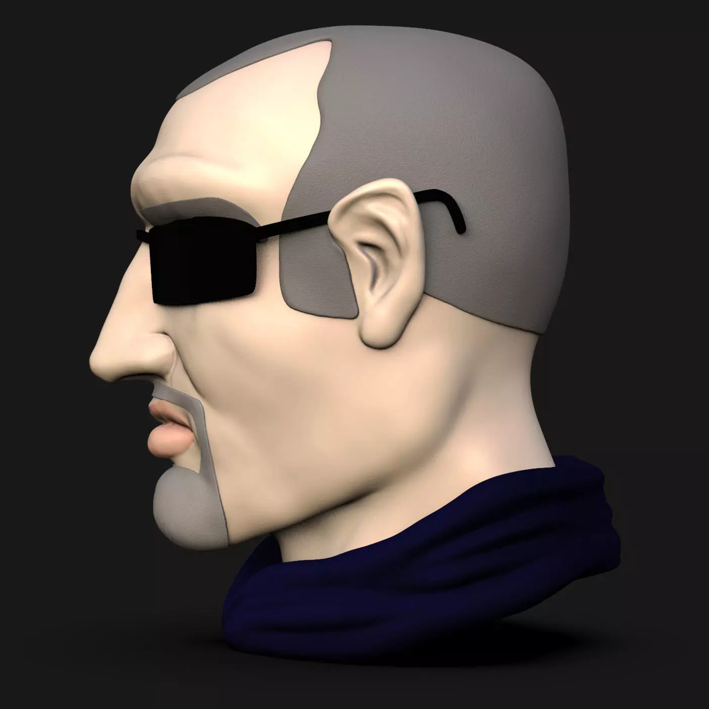 Chad Yes Meme 3D Printable Free 3D print model