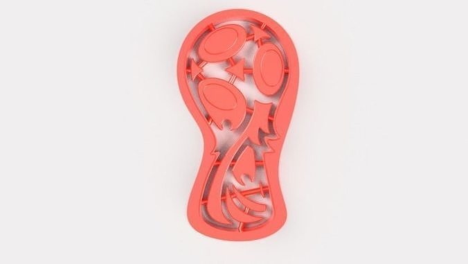 Russia 2018 World Cup Logo Cookie Cutter Free 3D print model