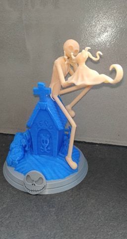 Jack Skellington And Zero - The Nightmare Before Christmas 3D print model_8