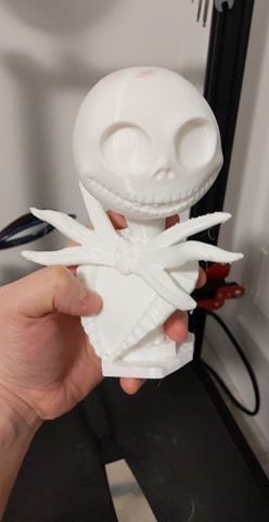 Jack Skellington Bust 3D print model_1
