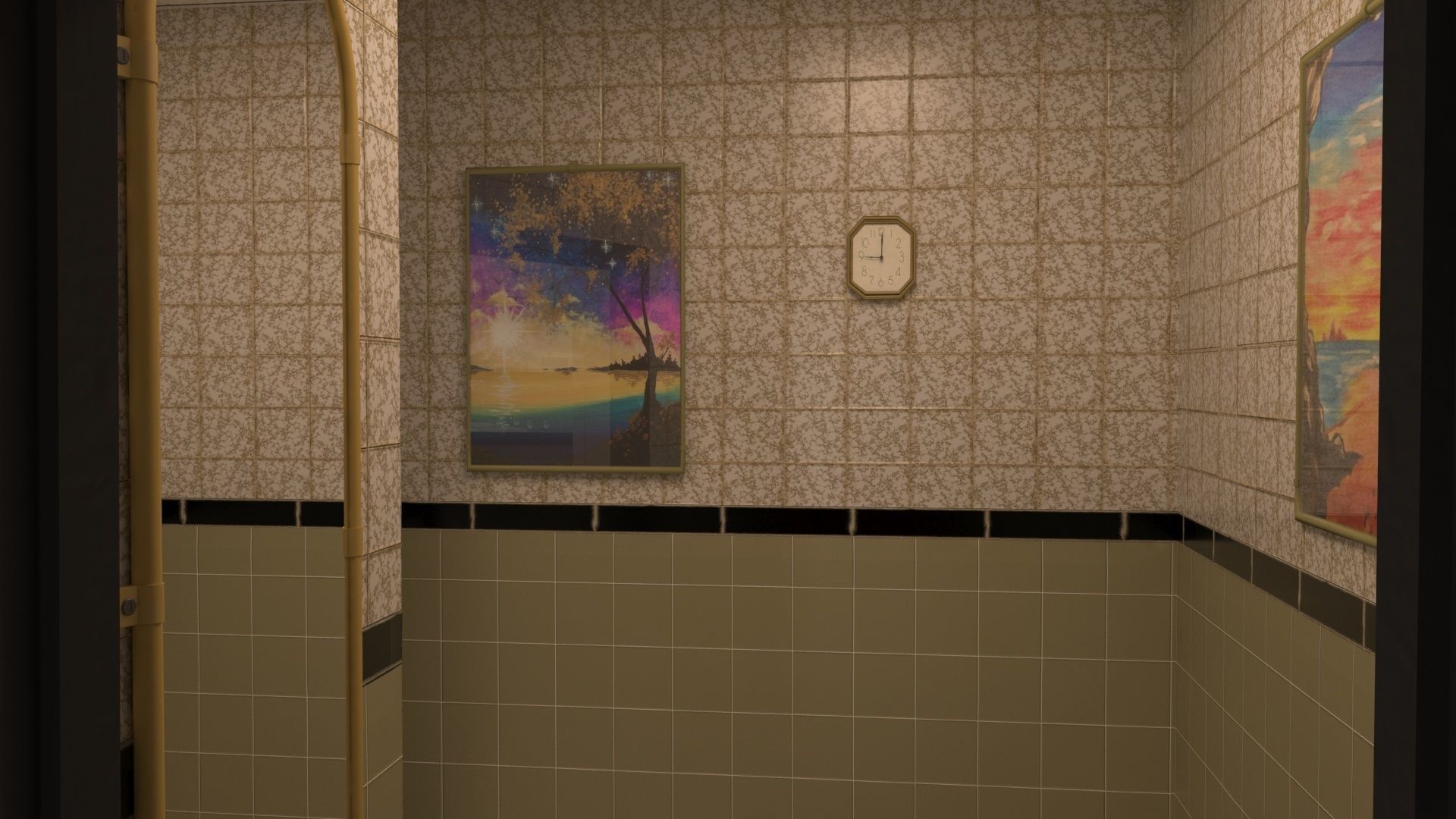 Modular Diner  Low-poly 3D model_5