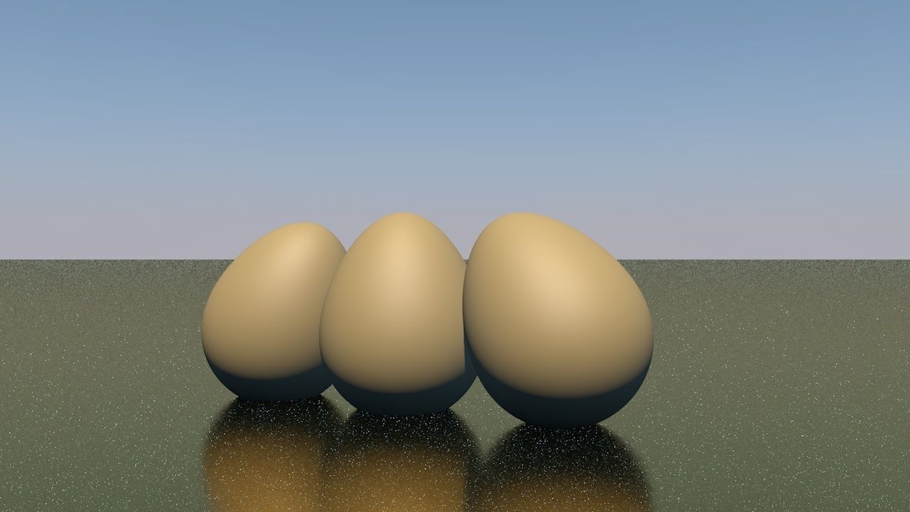 Simple Eggs For Breakfast 3D model_1