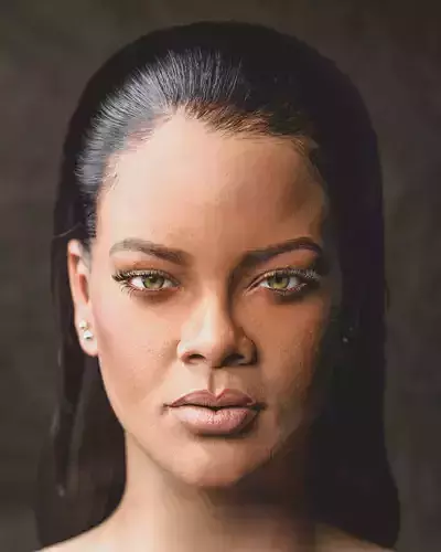 Rihanna 3D model