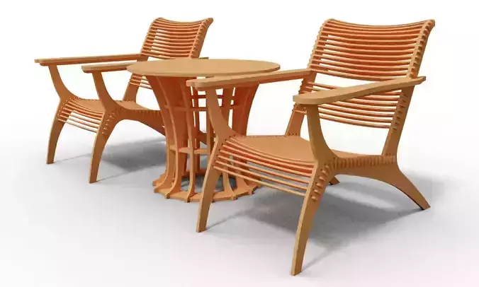 Chair Wood CNC 