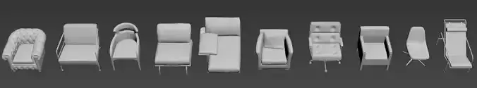 10 Armchairs package 2