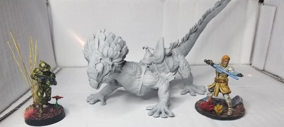 Galactic Raptor With Rider 3D print model_6