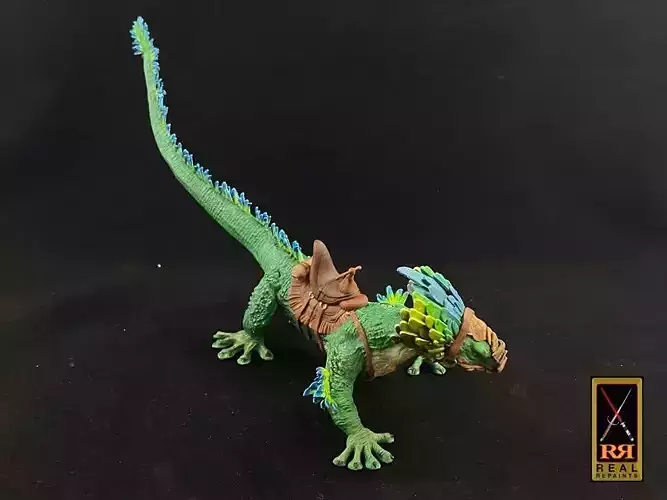 Galactic Raptor With Rider 3D print model Galactic Raptor With Rider 3D print model