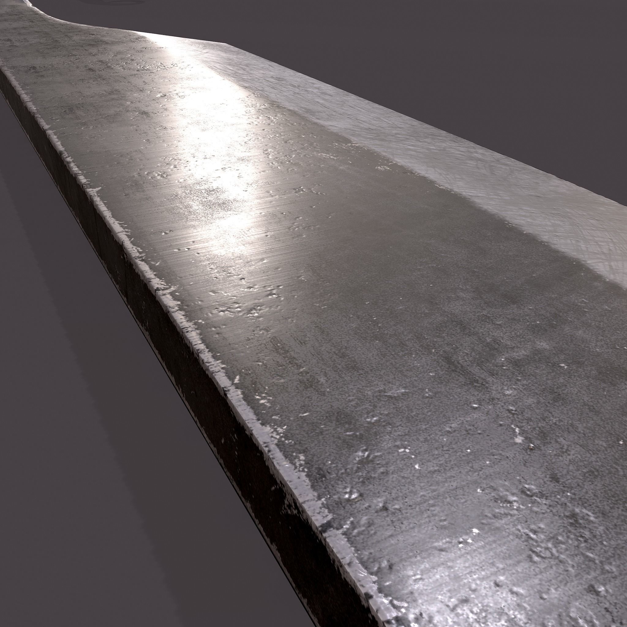 Medieval Filleting Knife  Low-poly 3D model_21