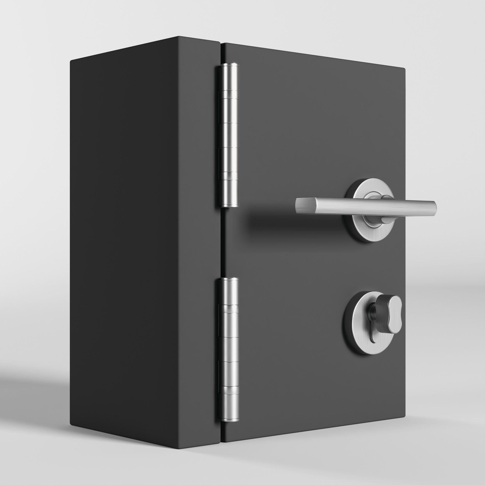 Door Hardware Set 3D model_2