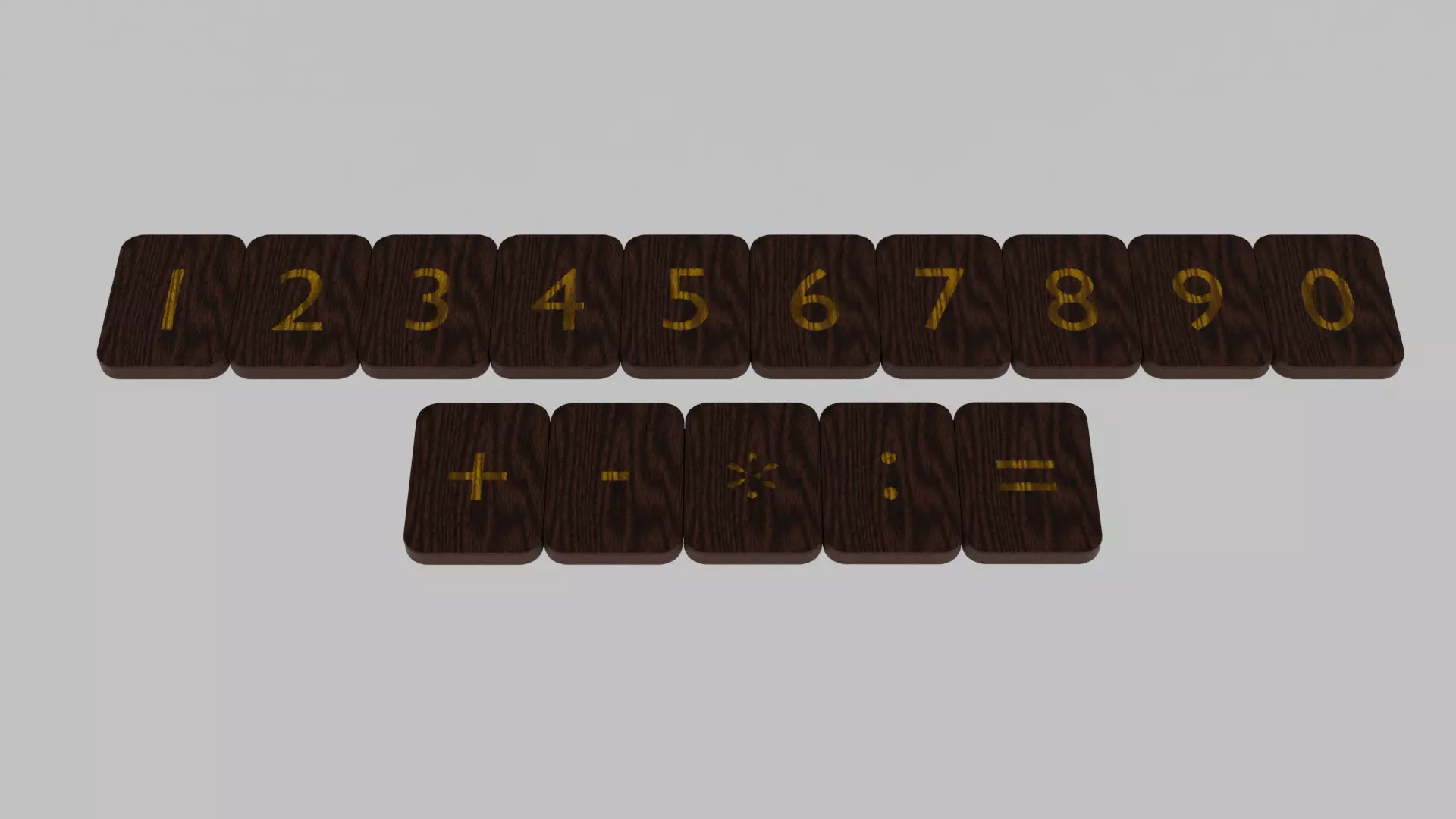Base counting block set 3D model_0