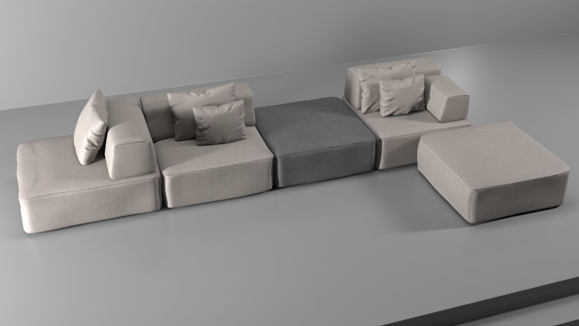 Sofa Sollos Free 3D model_2