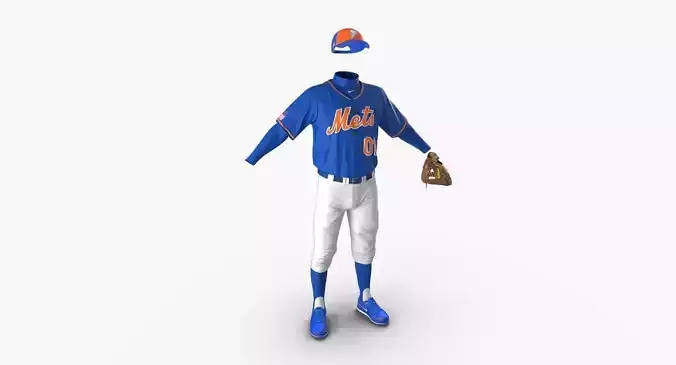 Baseball Player Outfit Mets